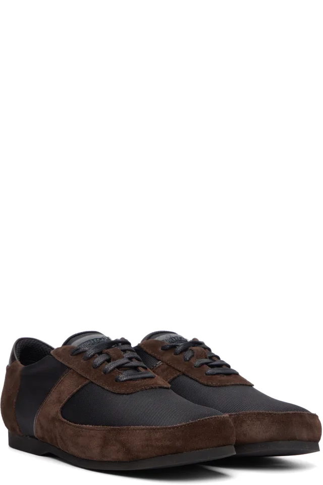 OUR LEGACY Brown & Black Sneak In Sport Sneakers, photo 4 of 5 from SSENSE