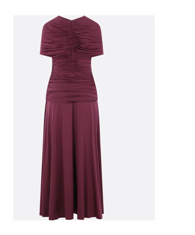 Self-Portrait Knitted Pleated Midi Dress, photo 2 of 9 from SENSER