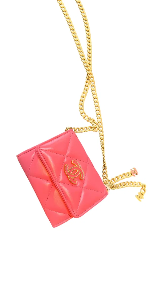 Chanel PendingCC WOC Pink Lambskin #31 New in Pink Lambskin from Luxury Promise
