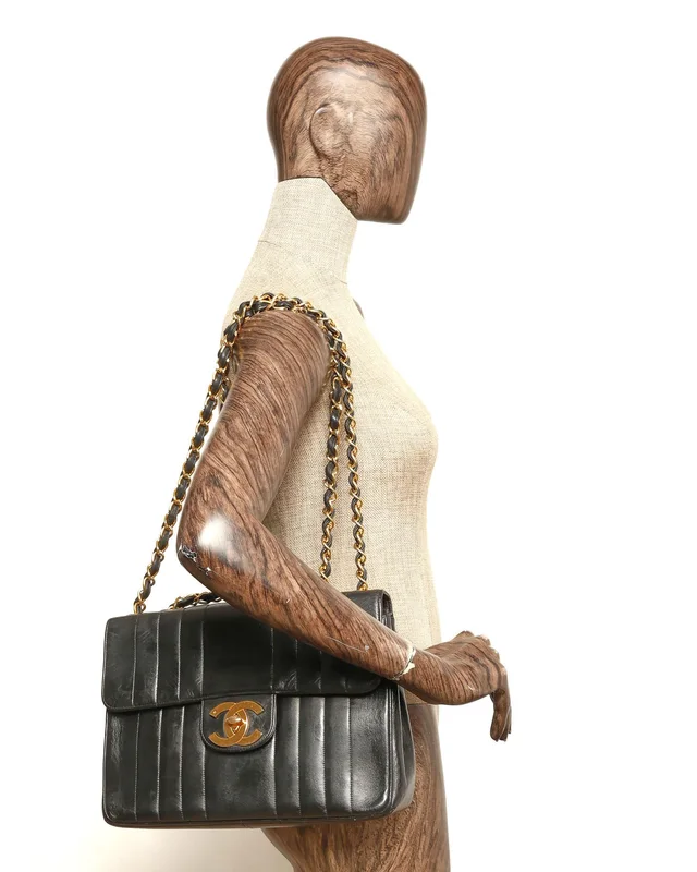 Chanel Classic Jumbo Vertical Single Flap Bag in Leather from A Retro Tale, photo 11 of 11
