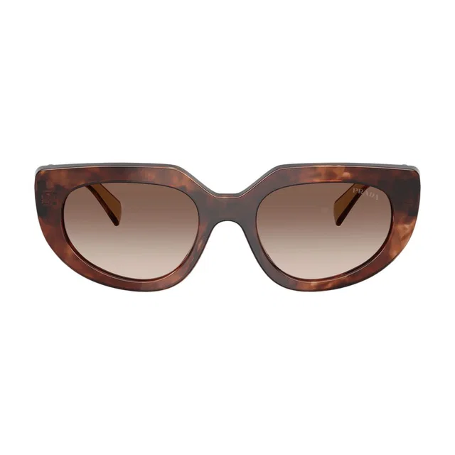 Prada 0prd02s-00k10s53 Sunglasses — Brown Acetate in Brown from HEWI