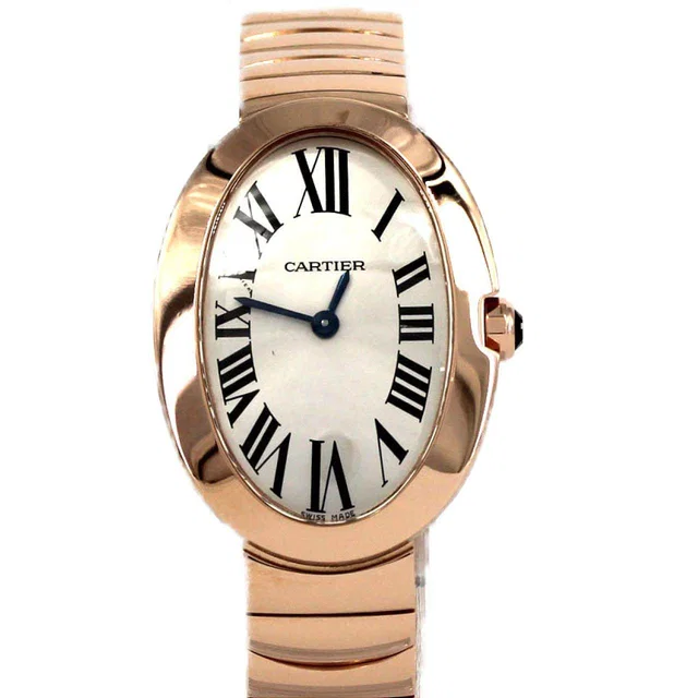 Cartier Baignoire SM Pink Gold Quartz in Pink from LuxUness