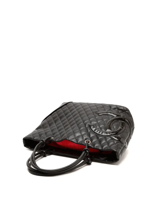 Chanel Quilted Cambon Tote Bag in Woven leather from A Retro Tale, photo 4 of 11