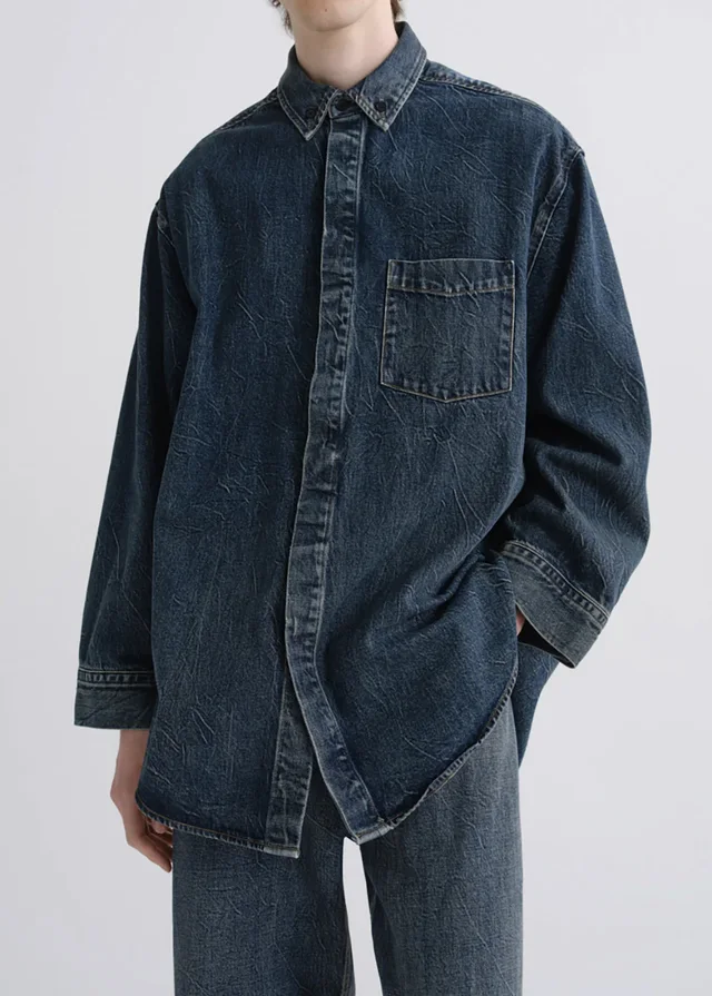 Agolde Oversized denim shirt, photo 8 of 8 from SENSER