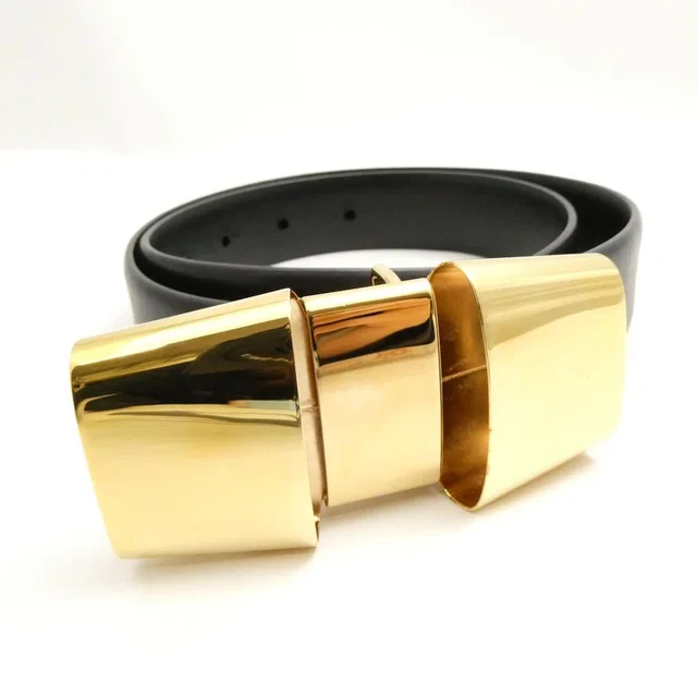 Celine Ribbon Buckle in Leather from The Reluxe
