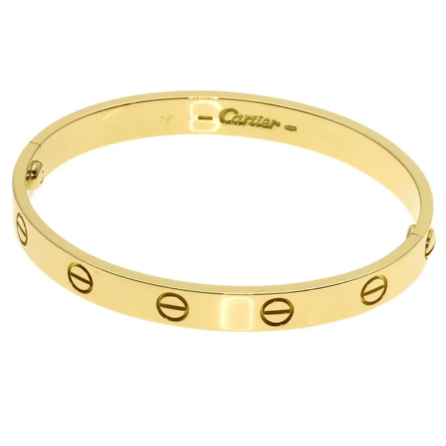 Cartier Love Bracelet Classic 16 Driver 18k Yellow Gold in Yellow from The Reluxe