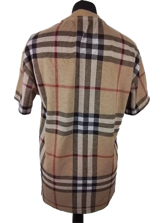 Burberry Check Cotton Jacquard T-Shirt Multi-coloured Size: S in Multi-coloured Cotton from Oxfam Online Shop, photo 2 of 2