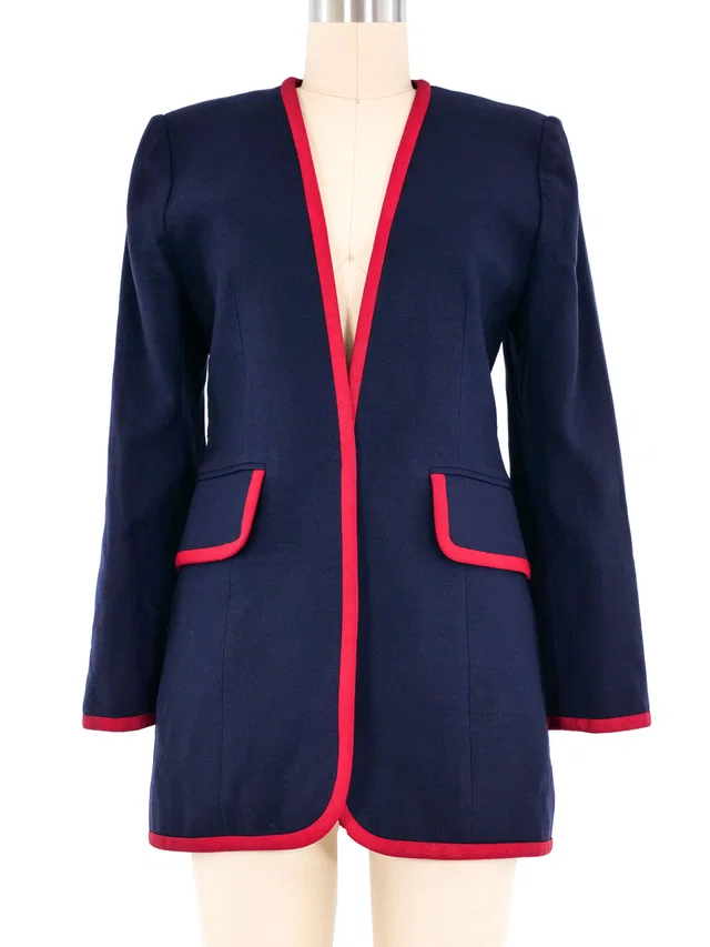 Dior Couture Navy Jacket in Navy from Arcade Vintage