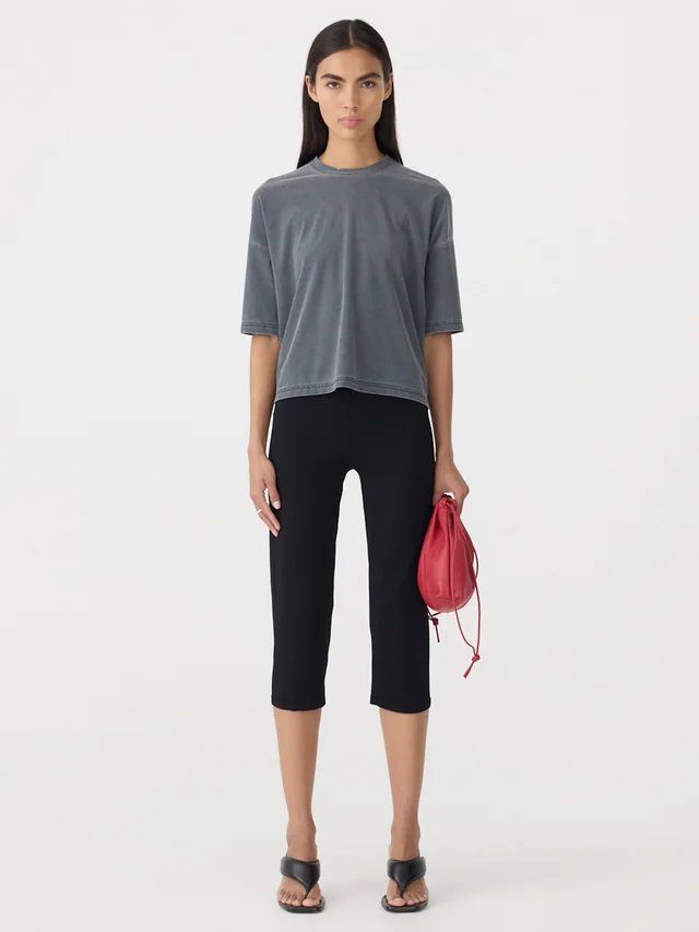 Bassike Mesh Boxy Seam Detail T-Shirt from bassike, photo 1 of 1
