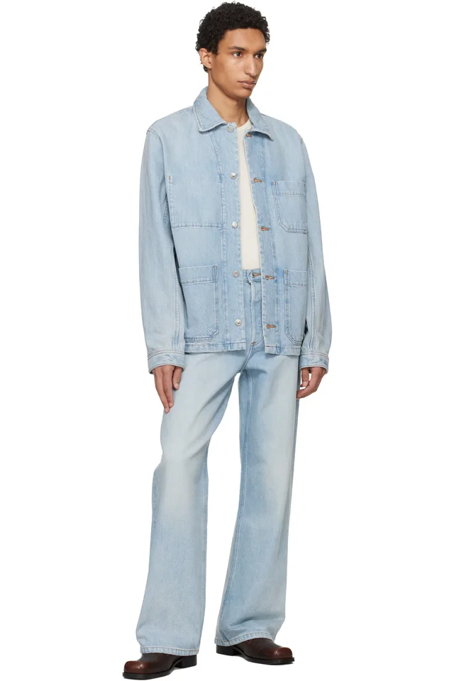 A.P.C. Blue Aaron Jeans, photo 4 of 4 from SSENSE