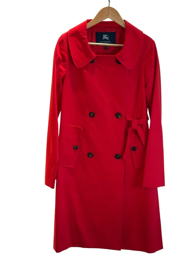 Burberry Trench Coat Red Size 10 in Red from Luxury Promise