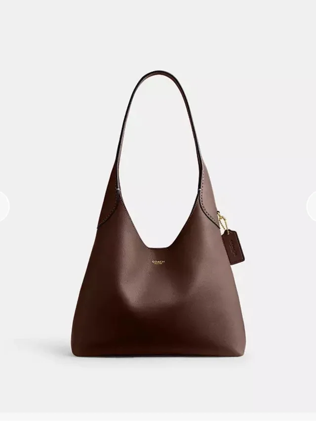 Coach Brooklyn Shoulder Bag 28 Brass/Maple in brown|red Leather from Poshmark
