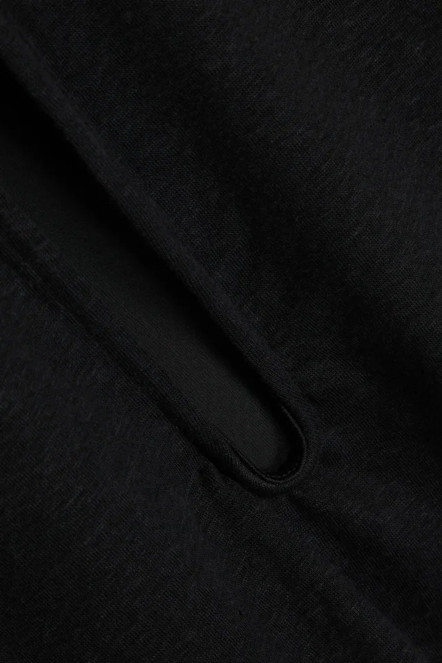 Victoria Beckham Cutout Crepe de Chine and Linen-Blend Dress in Black, photo 4 of 4 from THE OUTNET
