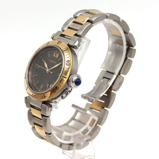 Cartier Pasha Stainless Steel Yellow Gold Automatic in Yellow from LuxUness, photo 2 of 2