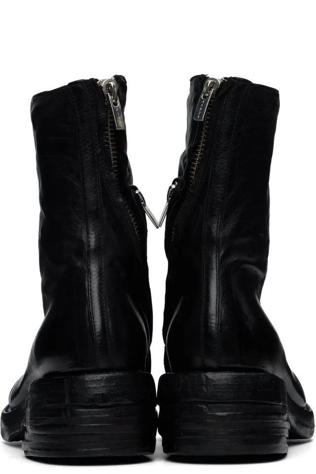 A DICIANNOVEVENTITRE Black Kangaroo M110 Boots, photo 2 of 2 from SSENSE