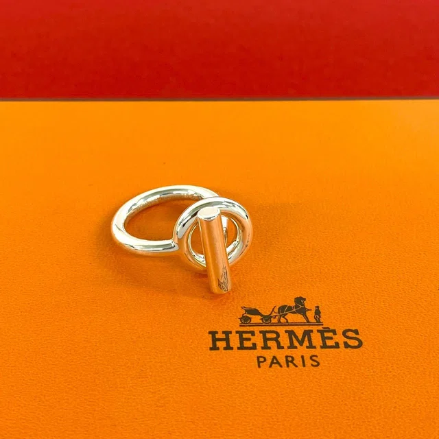 Hermès Echappee Ring 925 Sterling Silver in Silver from The Reluxe