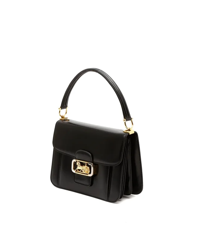 Celine Carriage Top Handle Bag in Leather from A Retro Tale, photo 2 of 2