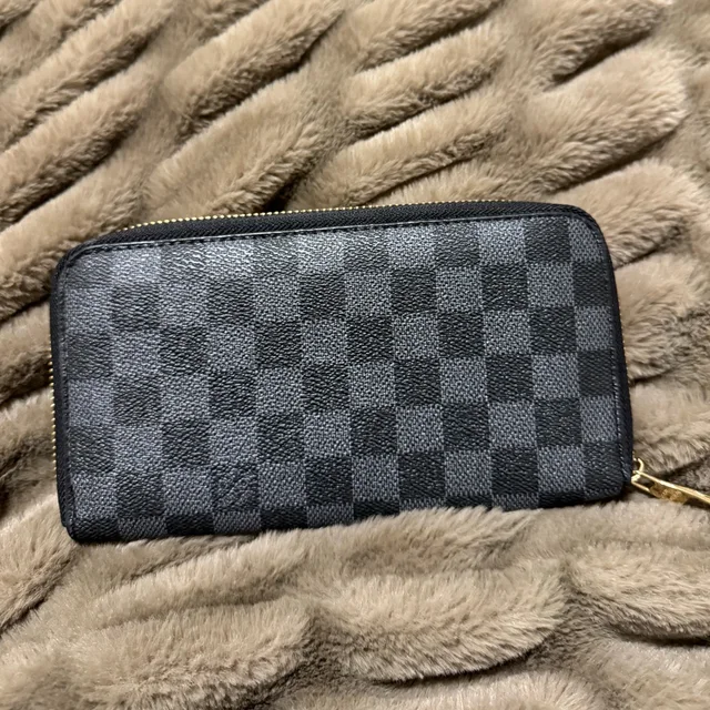 Lv Wallet in black|gray from Poshmark
