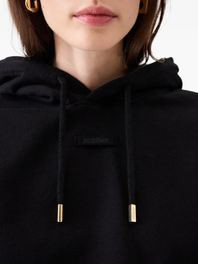 Jacquemus The Gros Grain hoodie in Black, photo 4 of 4 from FARFETCH