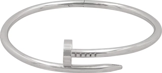 Cartier Juste Un Clou Bracelet Classic Model in White White Gold from Gray And Sons