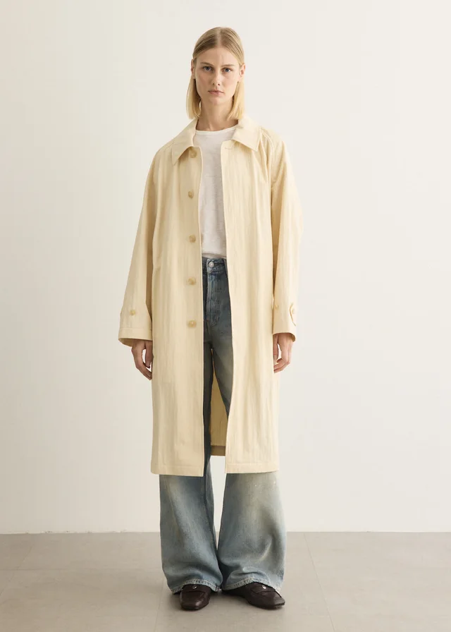A.P.C. Amy Mac Coat in Beige from Incu, photo 1 of 1