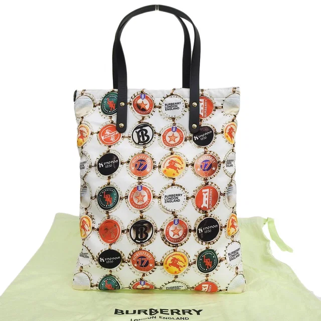 Burberry Nylon Tote Bag Multicolor in Multicolor Nylon from LuxUness