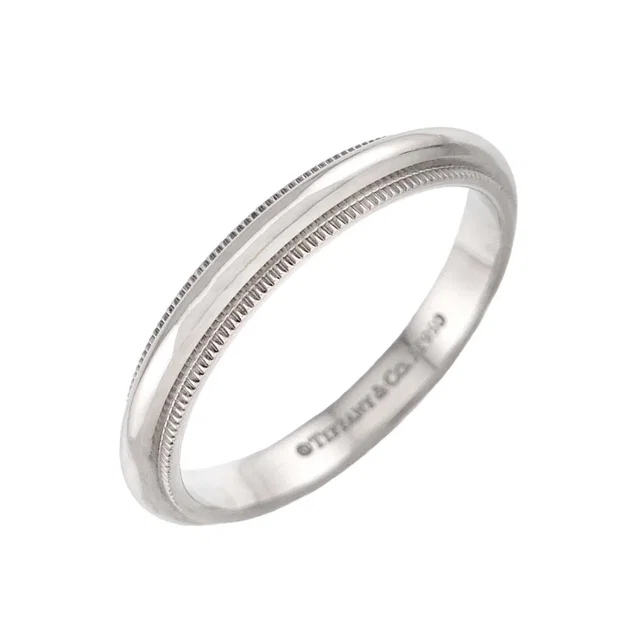 Tiffany & Co. Milgray Ring Platinum Together Milgrain from The Reluxe