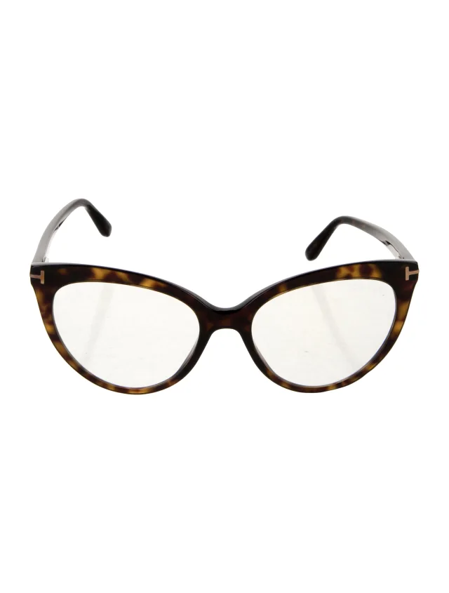 Tom Ford Cat-Eye Eyeglasses in red|brown from The RealReal
