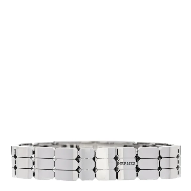 Hermès Stainless Steel Diamond 16mm Kelly Quartz Watch from FASHIONPHILE, photo 3 of 6