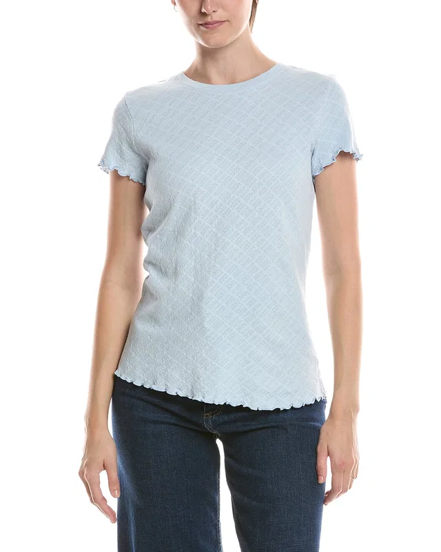 NIC+ZOE Lace Knit T Shirt, image 1 of 1 from Gilt