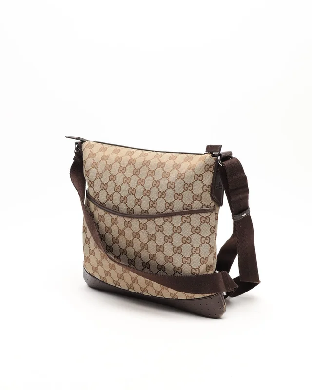 Gucci GG Crossbody Bag in Canvas from A Retro Tale, photo 2 of 12