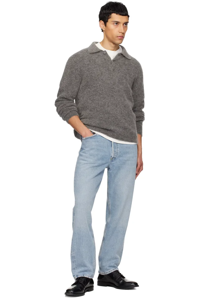 AGOLDE Blue 90's Jeans, photo 4 of 4 from SSENSE