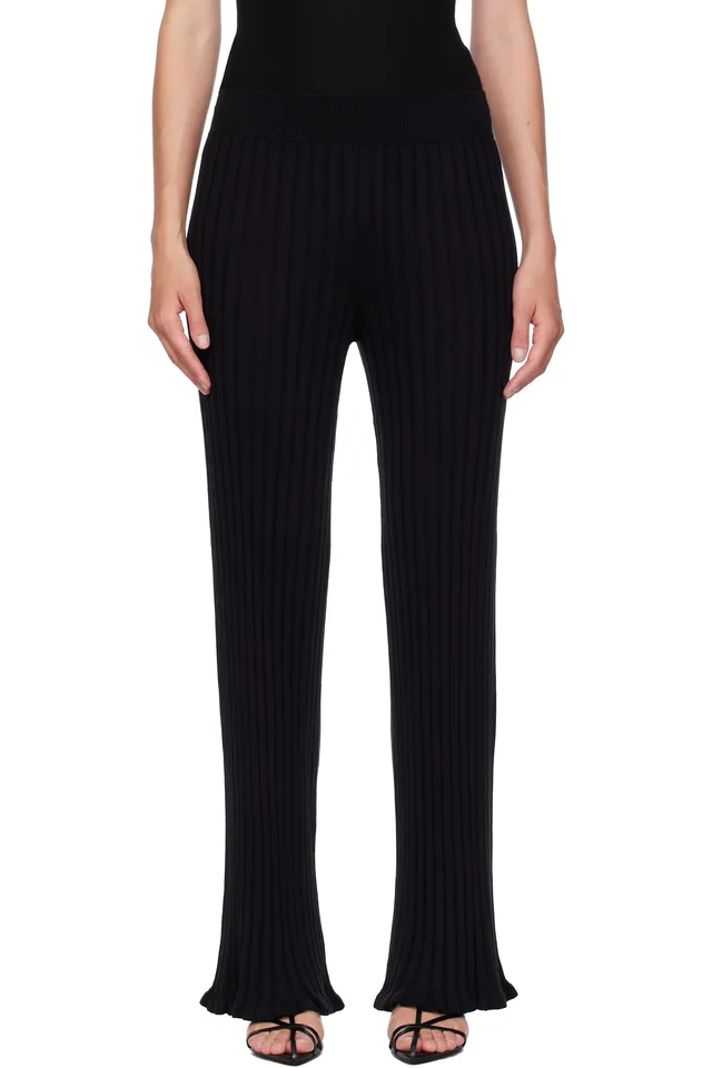 LISA YANG Black Eveline Trousers, image 1 of 1 from SSENSE