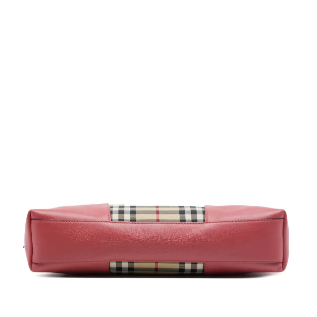 Burberry Haymarket Check Coated Canvas Chichester Crossbody in Beige Coated canvas from Designer Revival, photo 3 of 6