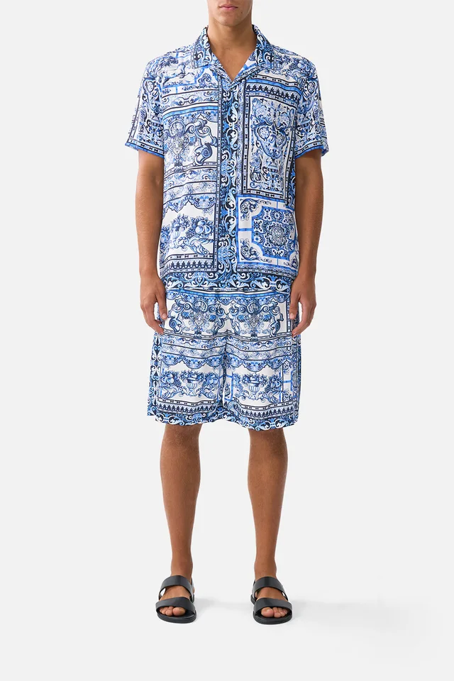 Camilla eBoutique BAGGY LONG WALK SHORT WITH ELASTIC WAIST A TILED WONDERLAND from CAMILLA, photo 1 of 1