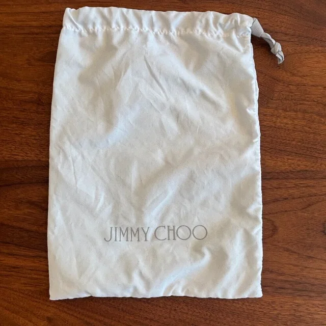 Jimmy Choo Dust Bag - 10”X 13.5” in white|gray from Poshmark