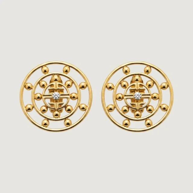 Givenchy Women's Earrings - Gold in gold from Depop, photo 1 of 1