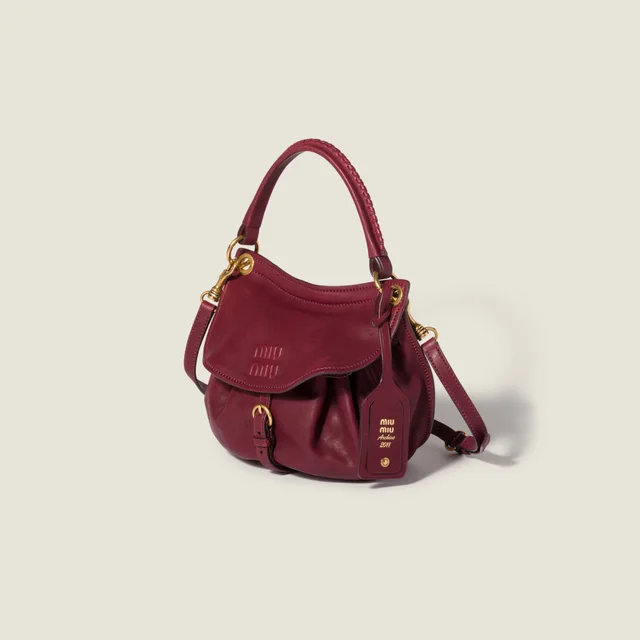 Miu Miu Rendez-vous nappa leather bag, photo 2 of 5 from SENSER