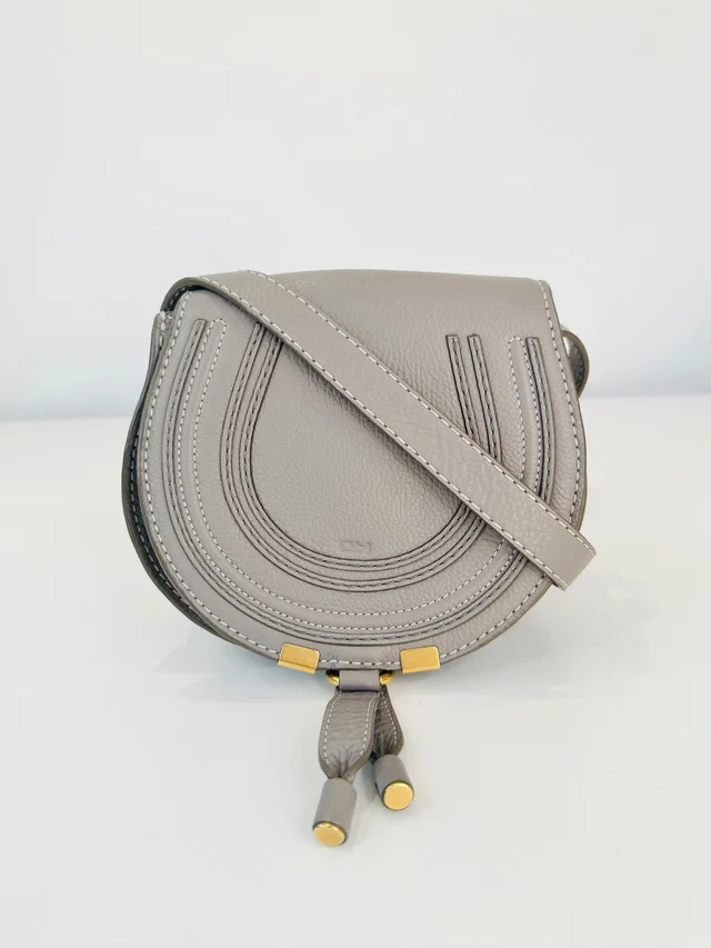Chloé Small Leather Marcie Bag in Leather from Edit Second Hand