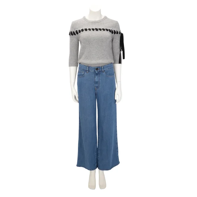 Miu Miu 5 Pocket Jeans 24 in Blue Denim from Blue Spinach