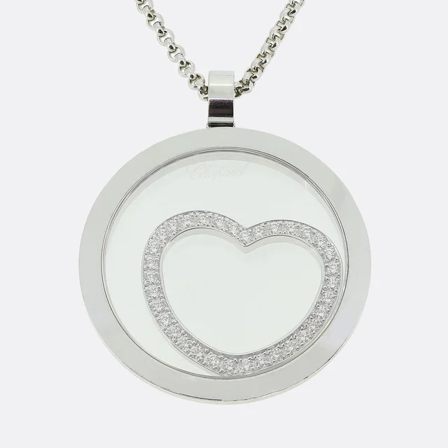Chopard Happy Spirit Diamond Heart Pendant Necklace from The Vintage Jeweller