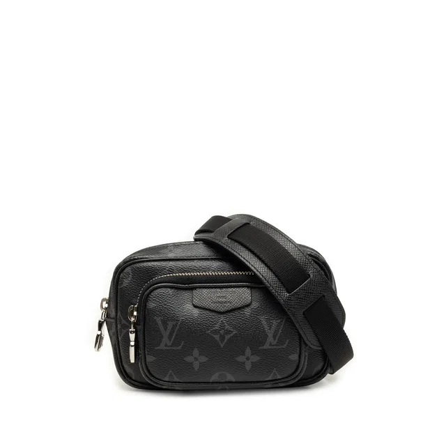 Black Louis Vuitton Monogram Eclipse Taigarama Outdoor Pouch Crossbody Bag in Black Canvas from Designer Revival