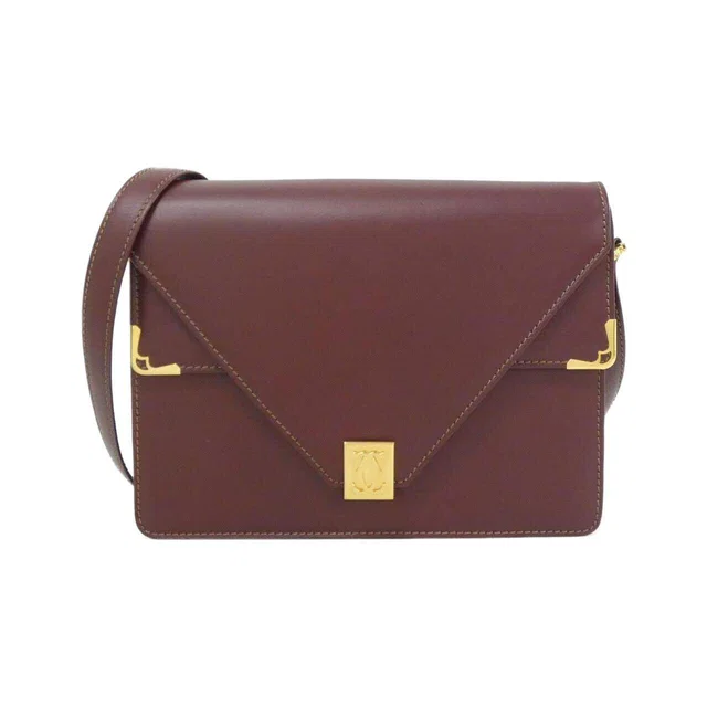 MUST DE CARTIER Leather Shoulder Bag in Leather from LuxUness