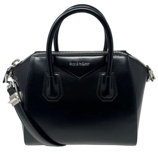 Givenchy Antigona Medium Black Leather Women’s Shoulder Bag W/ Strap in black Leather from Poshmark