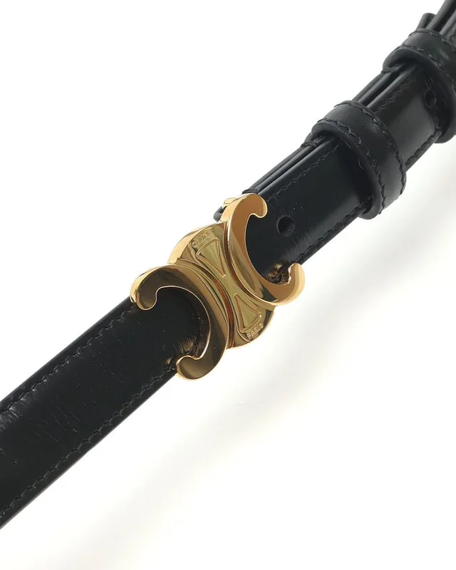 Celine Triomphe Belt, Size 80 in Leather from A Retro Tale, photo 3 of 5