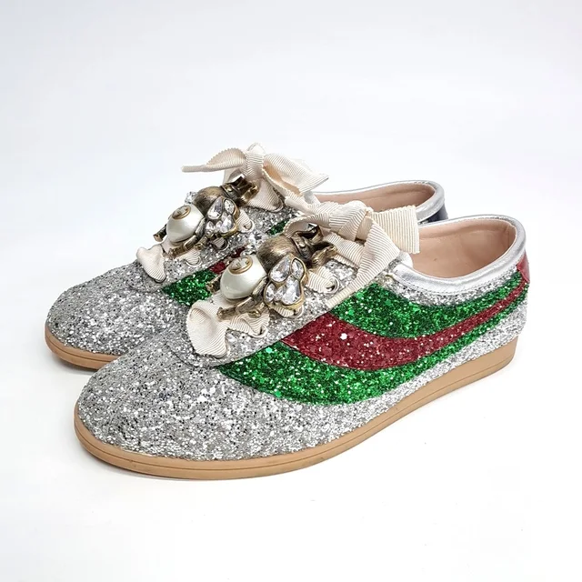 Gucci Glitter Sneakers from GUGUS