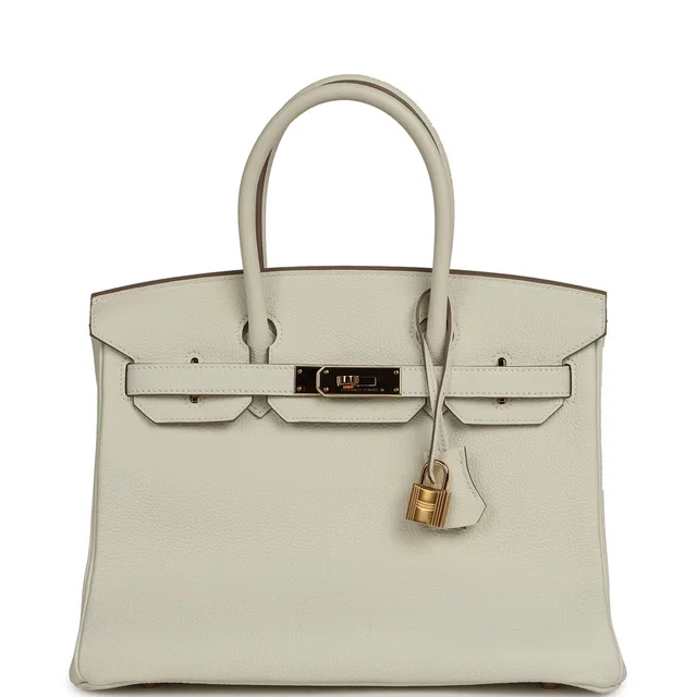 Hermès Birkin 30 Mushroom Togo Gold Hardware in Togo leather from Madison Avenue Couture