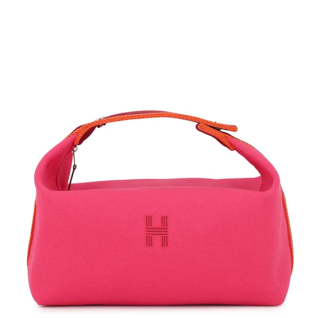 Hermès Brid a Black Hibiscus Canvas Size GM in Black Canvas from GALLERY RARE, photo 3 of 16