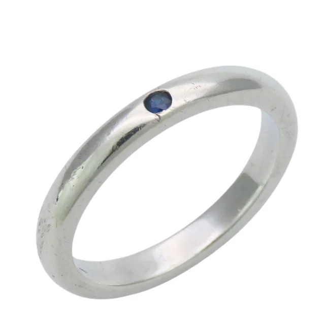 Tiffany & Co. Ring Stacking Band 925 Sterling Silver Sapphire Elsa Peretti in Silver from The Reluxe