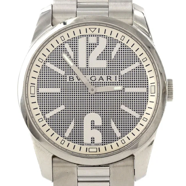 Bvlgari Solotempo SS Quartz Watch from The Reluxe